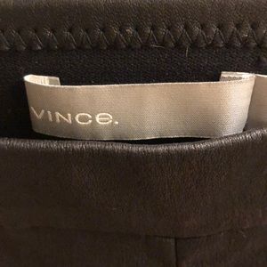 Vince leather legging size S